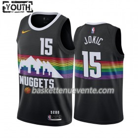 Maillot Basket Denver Nuggets Nikola Jokic 15 2019-20 Nike City Edition Swingman - Enfant